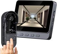 ZESTAW WIDEODOMOFON WIDEO DOMOFON BEZPRZEWODOWY FURTKA BRAMA 4.3''