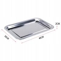 Taca stalowa 40×30×2 cm