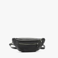 RYŁKO маленькая черная кожаная сумка-мессенджер женская сумка из натуральной кожи