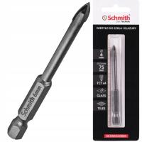WIERTŁO DO SZKŁA GRESU CERAMIKI GLAZURY 6mm HEX OTWORNICA SCHMITH