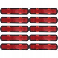 10 SZT. ODBLASKÓW ROWEROWYCH DO PRZYCZEPY, BRAMY, SŁUPKA, MOTOCYKLA, SAMOCHODU