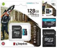 Kingston Karta microSD 128 GB Go Plus 170/90 MB/s