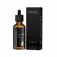 NANOIL OLEJEK MAKADAMIA 100% ORGANICZNY ZIMNOTŁOCZONY 50 ML