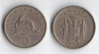 JAMAJKA 1977 5 CENTS