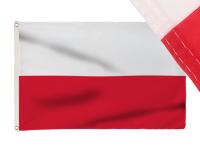 Flaga Polska 150x90 cm Flagi Polski Wytrzymała na maszt MOCNA PREMIUM