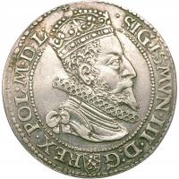 Zygmunt III Waza, szóstak 1599 Malbork, MAŁA GŁOWA, RZADSZY I PIĘKNY!