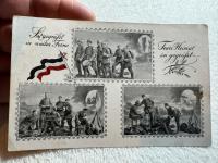 Pocztówka stara nadana w Marienburg Malbork 1915, nr 2