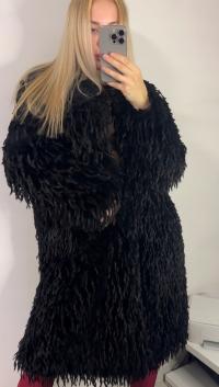 wysyłka 24h Kurtka zimowa futro lama