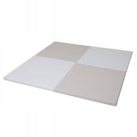 materac gimnastyczny Satellite 150x150x4 cm czteroczęściowy - biało-beżowy