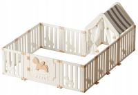 Kojec modułowy zagroda dla dzieci basen na kulki + DOMEK + KOSZ + TABLICA