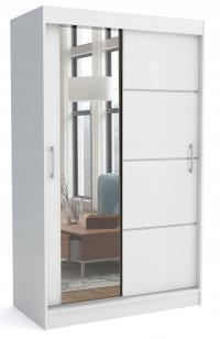Szafa garderoba WINDSOR 100 przesuwna Biały Nowoczesna i pojemna