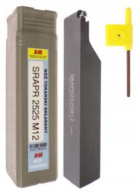 NÓŻ TOKARSKI SRAPR 2525 M12 25x25 25mm DO PROMIENI NA PŁYTKI RP 12 12mm R6
