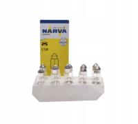ŻARÓWKA 12V C5W RURKA OPK 10 SZT NARVA 36mm