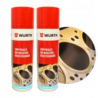 Wurth жидкость для снятия силиконовых клеевых прокладок лаков спрей 300 мл набор 2шт