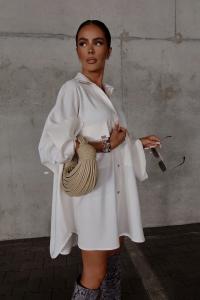 KOSZULA ECRU OVERSIZE CAREER LA MANUEL