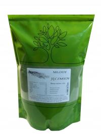 MŁODY ZIELONY JĘCZMIEŃ POLSKI 1 KG MIELONE LIŚCIE
