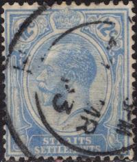 kol.bryt.Straits Settlements KGV 12 c.