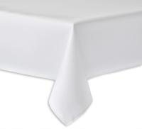 Скатерть пятнистая гладкая-толстая-140x280 белая