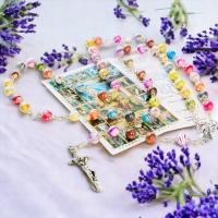 Милые четки элегантные красочные универсальные изображения тайны розария