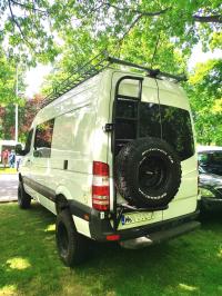 Mocowanie koła zapasowego Mercedes Sprinter 906 Crafter 7,8kg CAMPER VAN