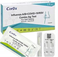 Домашний комбинированный тест COVID-19 грипп A B RSV CordX