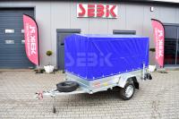 Мега прицеп легкая колесница 245 x 125 на рессорах