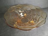 ANK STARA SZKLANA MIODOWA MISA PATERA