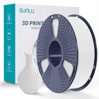 FILAMENT SUNLU 1.75 mm PLA  Plus White Biały 1kg