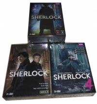 Sherlock komplet seria 1 2 3 4 (13DVD) Nowe