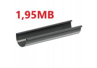 KROP RYNNA PCV fi 100 dł. 1,95m ral 7016 GRAFIT