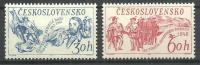Czechosłowacja 1968 Mi 1814-1815 Czyste **