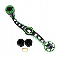 Rękojeść kołowrotka wędkarskiego Korba Akcesorium do kołowrotków wędkarskich Kontrola Czarny Zielony