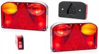 2× Zestaw lamp tylnych zespolonych przyczepki towarowej FT-88 Lewa + Prawa
