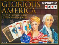 KARTY DO GRY PIATNIK LUX GLORIOUS AMERICA 2 talie