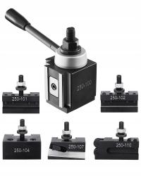 Zestaw słupków narzędziowych do szybkiej wymiany 6 szt. uchwytów narzędzi tokarskich do mini tokarki 6 