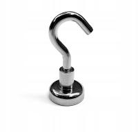 MAGNES NEODYMOWY Z Trzpieniem Na UCHWYT CHWYTAK HAK E48 81kg MOCNY DUŻY