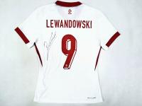 Роберт Левандовски - Польша-футболка с автографом (pol)