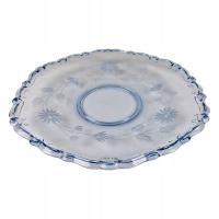 Stara Piękna kwiatowa patera 'Louise'' Schwepnitz Art Deco