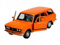 Fiat 125p kombi FSO metalowy model Welly 1:34 -39 legendy PRL pomarańczowy