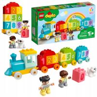 LEGO Duplo 10954 поезд цифры обучения подсчета большие строительные блоки для 2 3 4 патч