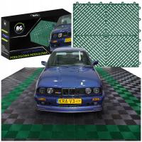 Podłoga Do Garażu Modułowa Płyta Garażowa Magazynowa PP 40x40x1,8cm Zielona