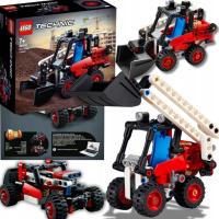 ZESTAW KLOCKI LEGO TECHNIC MINIŁADOWARKA HOT ROD AUTO ŁYŻKA KABINA RUCHOME