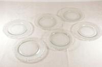 WYJĄTKOWE SZKLANE TALERZE DO CIAST KOMPLET ZOBACZ!