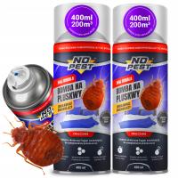 УЛЬТРА СИЛЬНАЯ БОМБА ГРАНАТА ДЛЯ КЛОПОВ ТАРАКАНОВ FOGGER NO PEST 400 МЛ 2 ШТ.