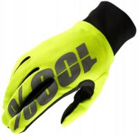 Rękawiczki rowerowe 100% żółty