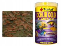 TROPICAL CICHLID COLOR FLAKES XXL 1000ml PIELĘGNICE PYSZCZAKI