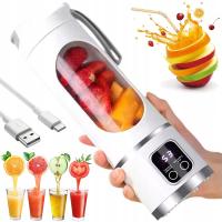BEZPRZEWODOWY MINI BLENDER PRZENOŚNA SOKOWIRÓWKA CE MAŁY SHAKER USB 450ml
