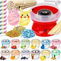 Набор сахарной ваты машина сахар 12x 100 г ведра палочки брызг