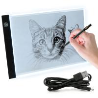 Доска для рисования A4, планшет для рисования, светодиодный светильник, калька
