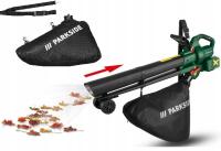 Parkside Akumulatorowy odkurzacz dmuchawa i rozdrabniacz do liści 3 w 1